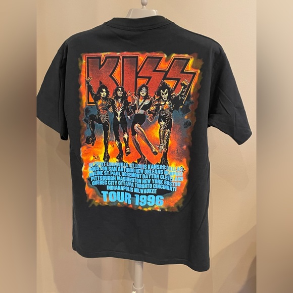 Vintage 96 Kiss double sided single stitch tour tee - Picture 3 of 7